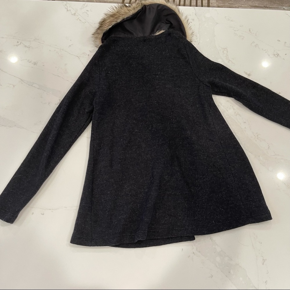 🎉HOST PICK🎉 Anthropologie Moth faux fur gray sweater - Picture 12 of 15